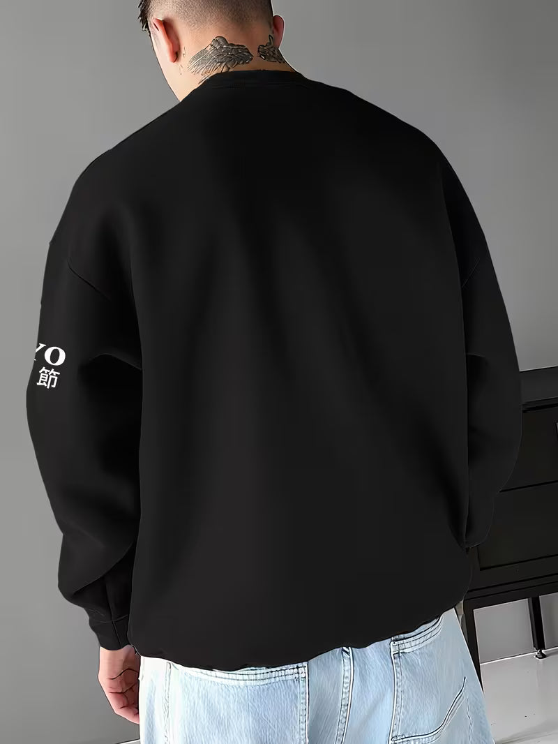 Pull homme imprimé Printemps Romantique Japonais Tokyo Fleurs de Cerisier en Fleurs