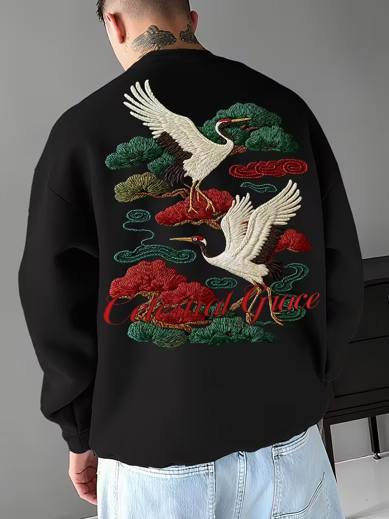 Pull homme brodé traditionnel oriental