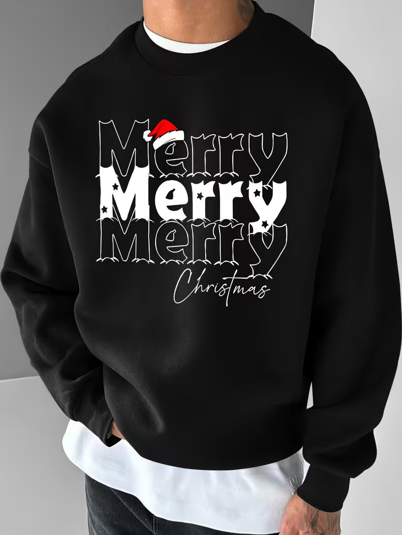 Pull de Noël homme Merry Christmas